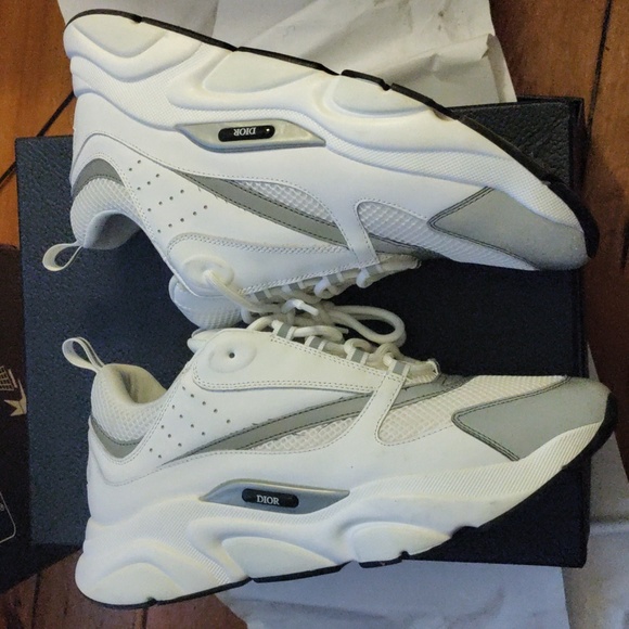 Used Dior B22 White Sneakers - Picture 3 of 6